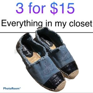 MUST BUNDLE Size 7 Sam Edelman Blue Espadrilles